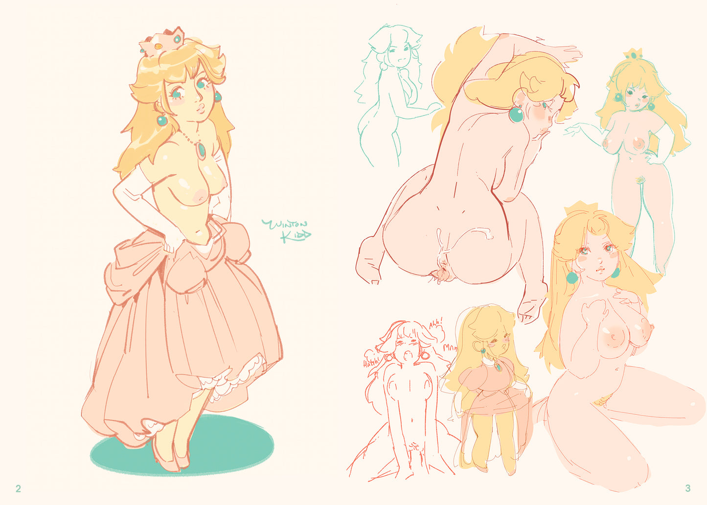 Peaches & Daisies Art Zine Bundle