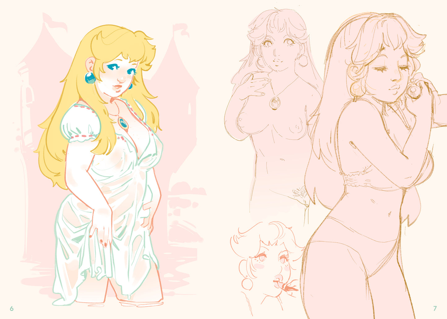 Peaches & Daisies Zine + Sticker Bundle