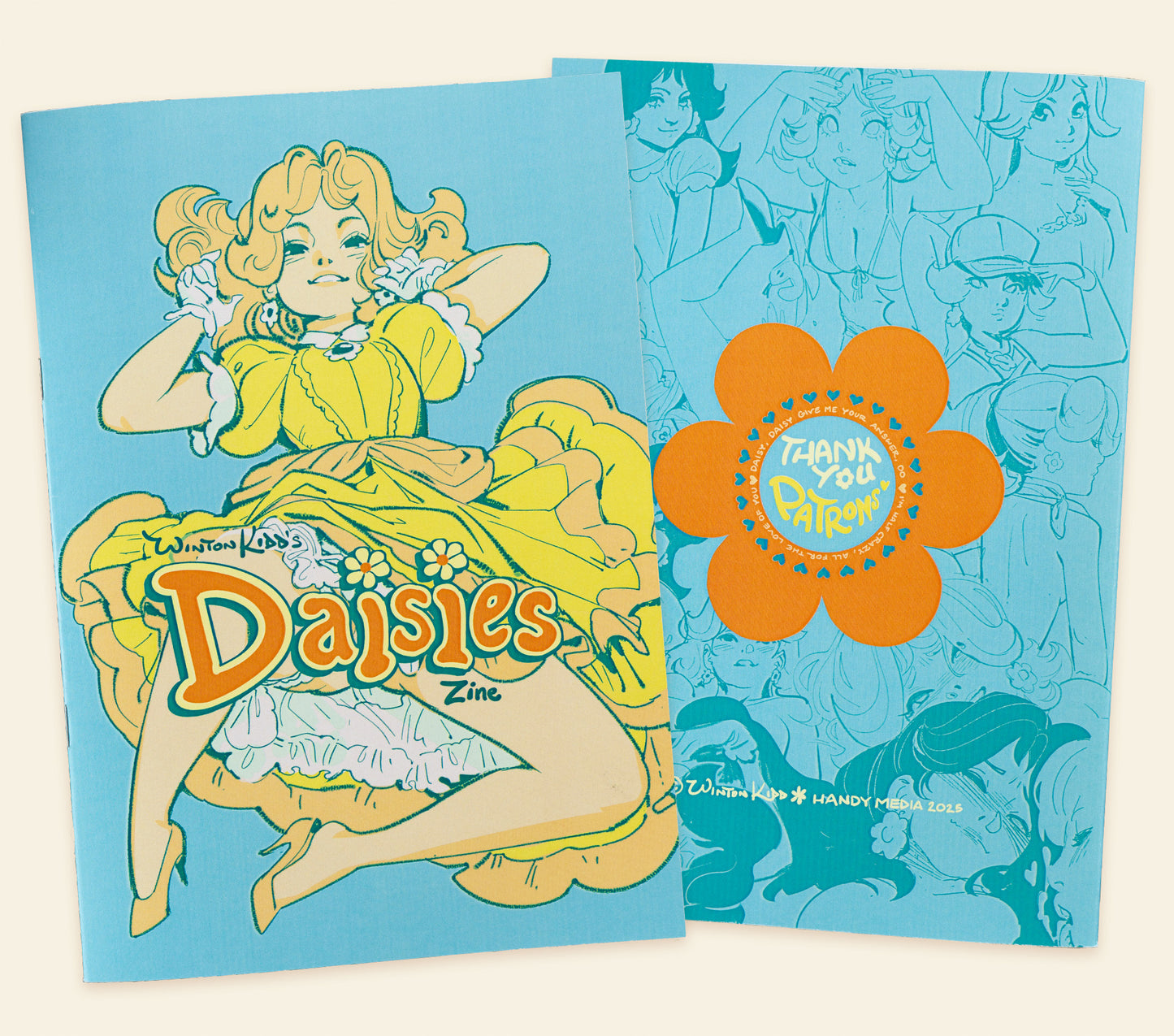 Daisies Zine + Sticker Bundle