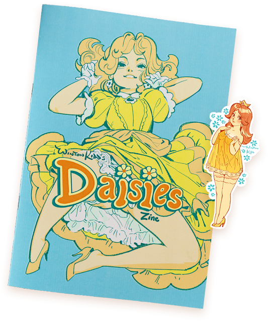 Daisies Zine + Sticker Bundle