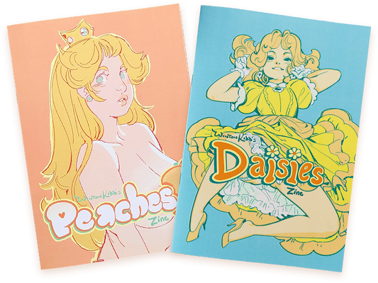 Peaches & Daisies Art Zine Bundle