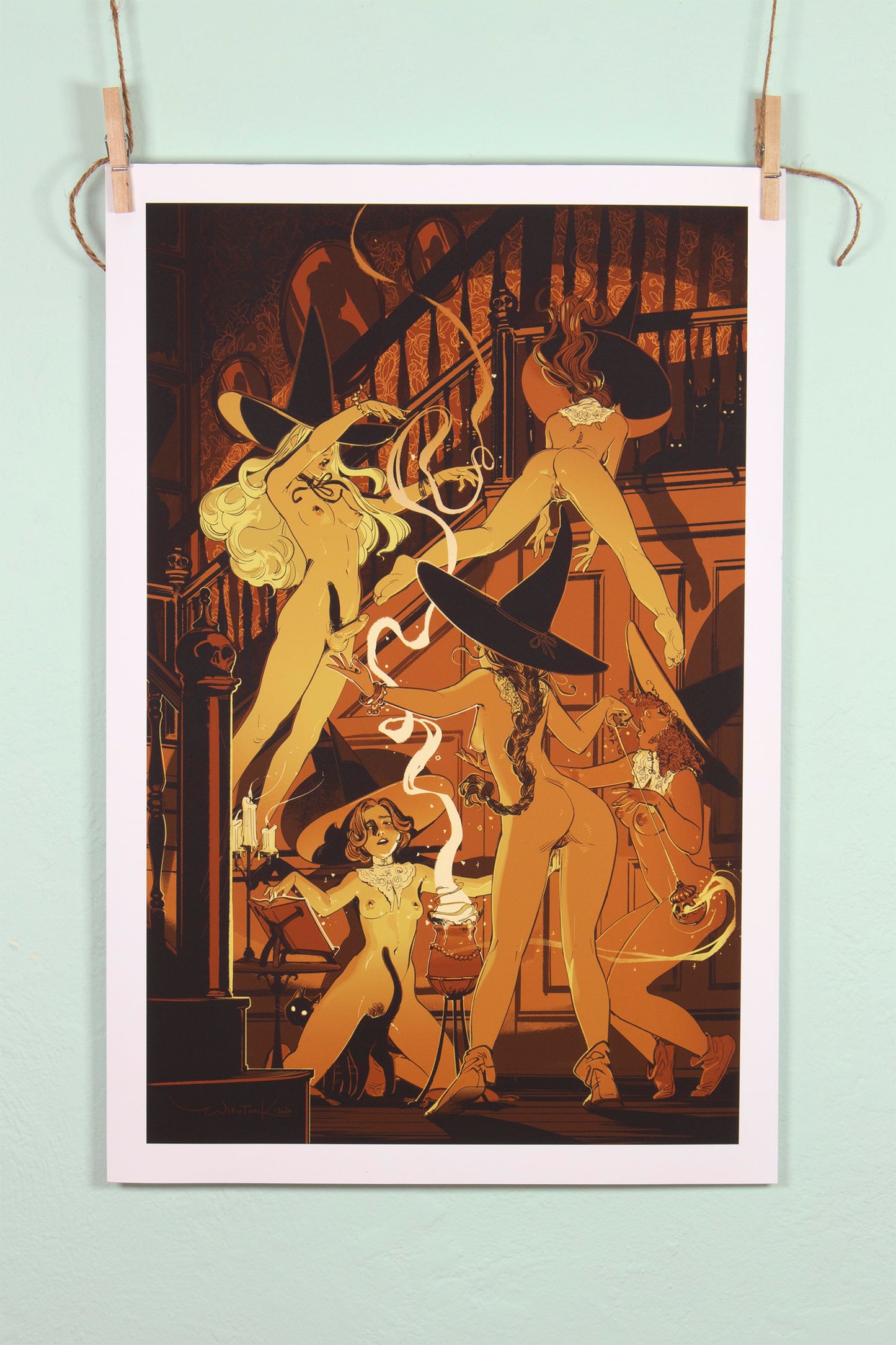 Witches Work Print 12x18