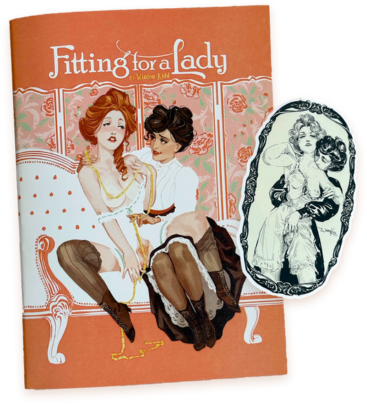 Fitting for a Lady Comic + Sticker Bundle