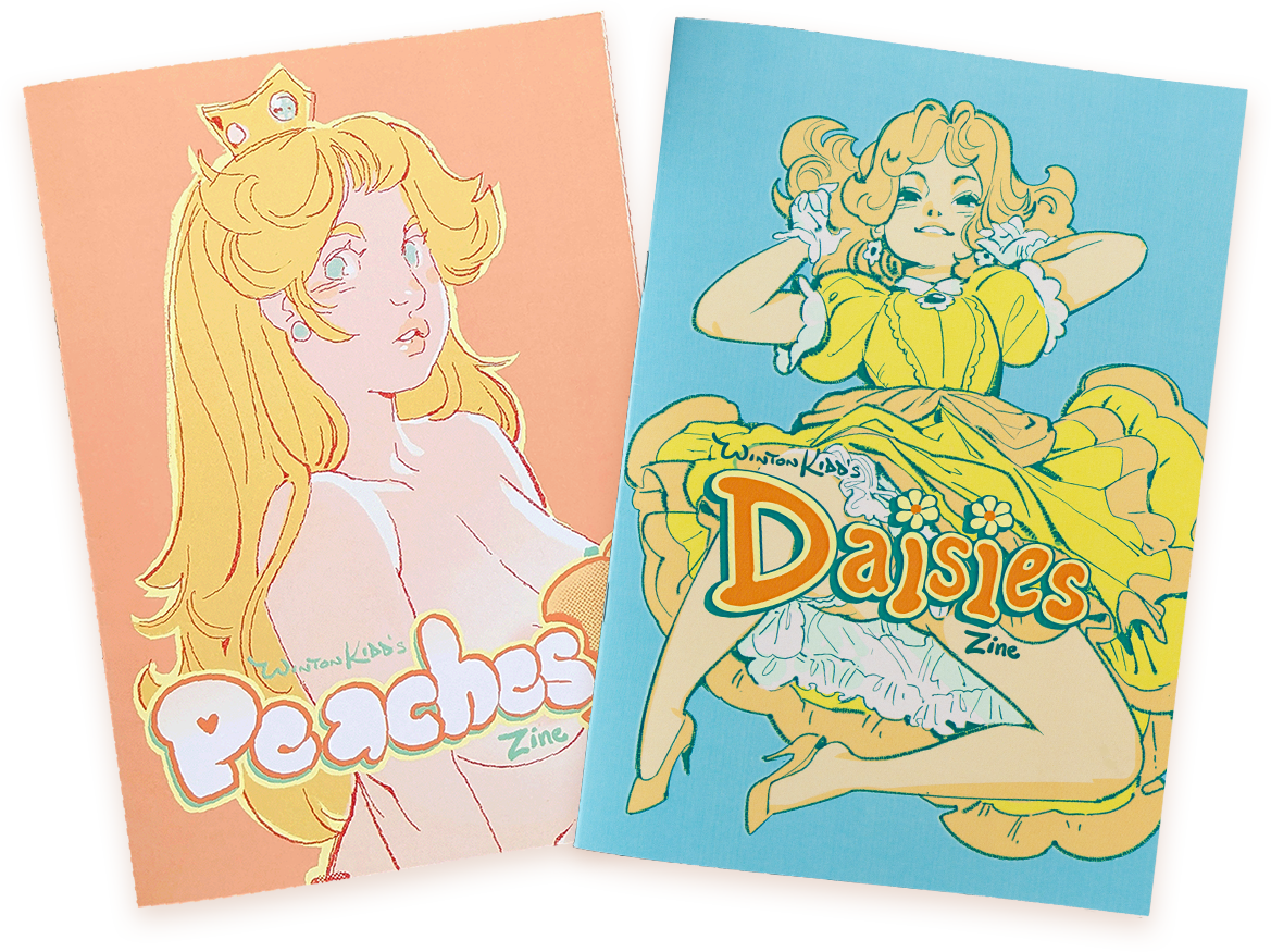 Peaches & Daisies Art Zine Bundle