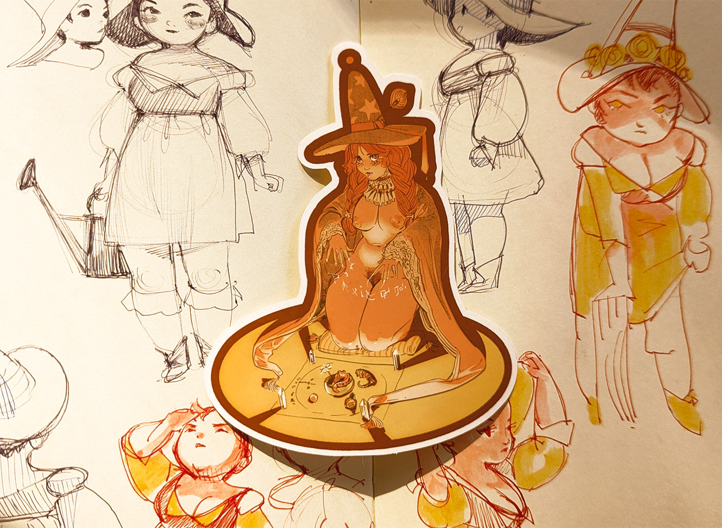 Summoning Witch Sticker