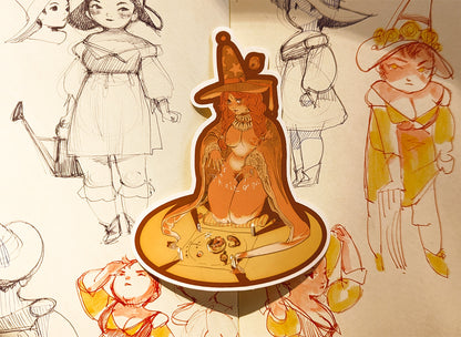 Summoning Witch Sticker